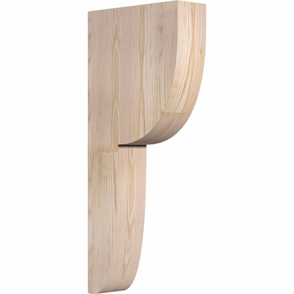 Ekena Millwork Crestline Rough Sawn Corbel, Douglas Fir, 4"W x 12"D x 28"H COR04X12X28CRE00RDF - main